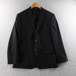 Versace Designer Collection Black Wool Blend Suit Blazer Size 52 Made in Croatia
